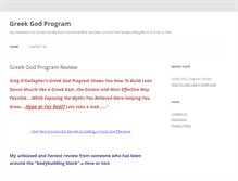 Tablet Screenshot of greekgodprogram.net